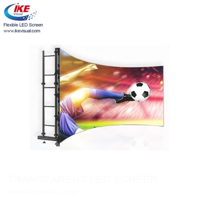 Outdoor Soft Curved Flexible LED Screen P4 Rental LED Display CE FCC
