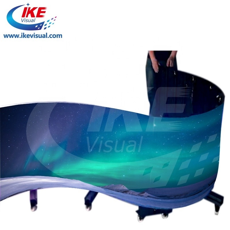 P4 P6 P8 Curved Rental LED Display Non Metal Cabinet LED Screen